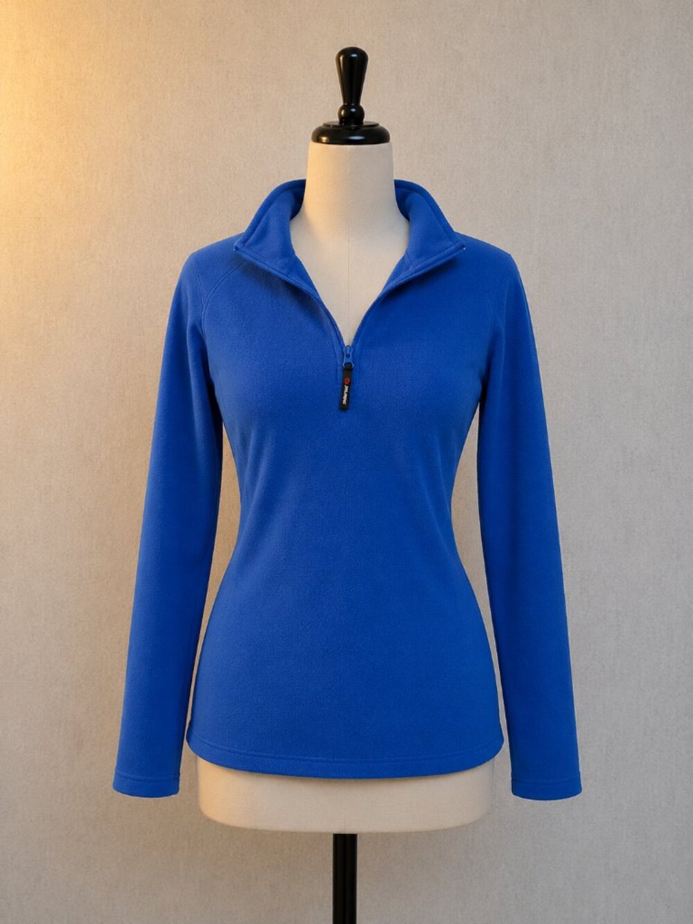 Women’s Crewneck Quarter-Zip Sweater - Blue